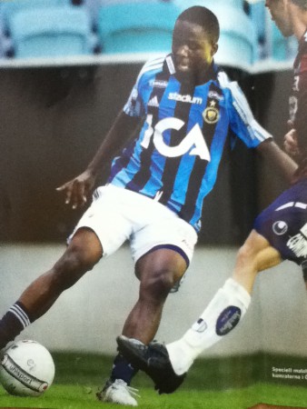 Djurgardens IF mega poster van Jones Kusi-Asare!