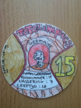 Djurgardens Totolympics Nr. 15 Germaine!